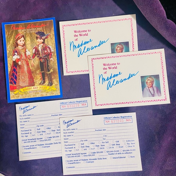 NIB! Madame Alexander's 8" Romeo and Juliet
#94-6 and #94-7 - Picture 7 of 8